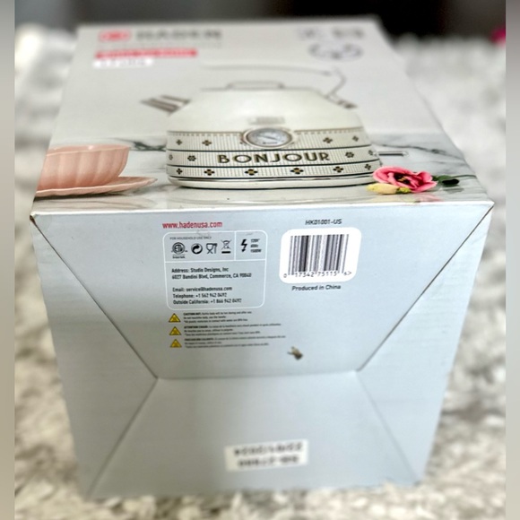 🎸ANTHROPOLOGIE x HADEN🎸🔥NWT🔥The Bistro 1.7 Liter Electric Kettle - Picture 9 of 15